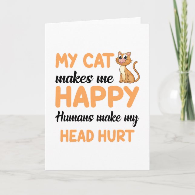 Katzen Katze Katze Lover Pet Kätzchen Tiere Sonnen Karte (Vorderseite)