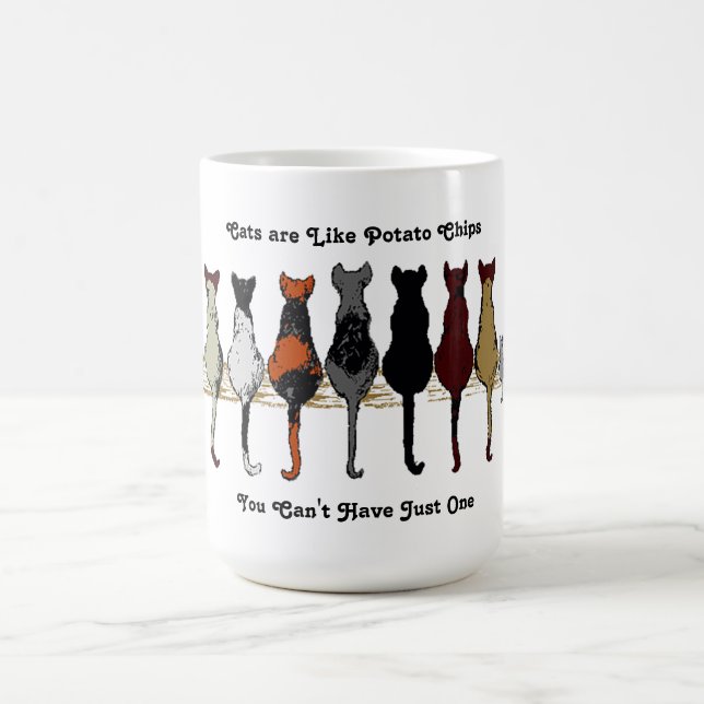 Katzen, Katzen, Katzen und eine Kitten-Tasse Kaffeetasse (Mittel)