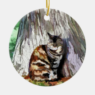 KATZEN KERAMIKORNAMENT