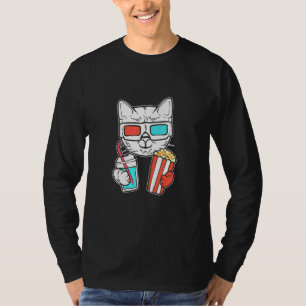 Katzen Kino Feinschmecker T-Shirt