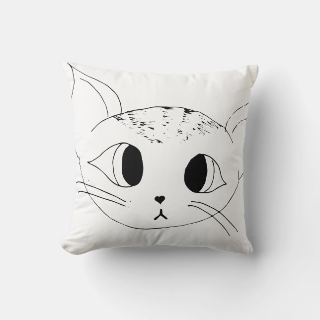 Katzen-Kissen Kissen (Vorderseite)