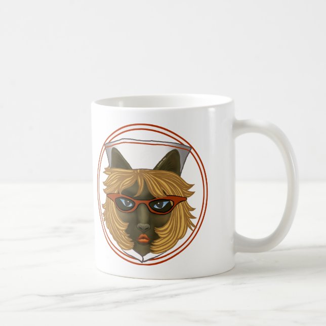Katzen-Krankenschwester-Tasse Kaffeetasse (Rechts)