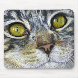 Katzen-Kunst - Blinzeln Mousepad