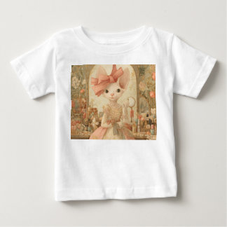 Katzen – Kunstporträt der viktorianischen Katze - Baby T-shirt