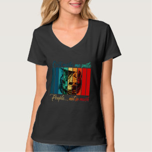 Katzen lassen mich lächeln lustige Katze Gif T-Shirt
