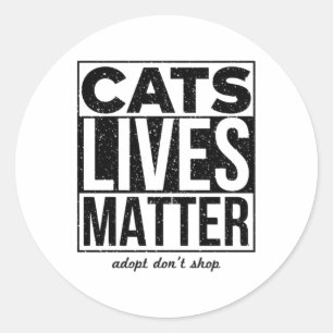Katzen leben Sticker