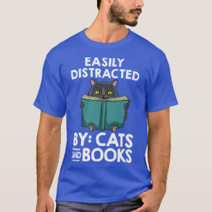 Katzen lesen Buchleser Librarian T-Shirt