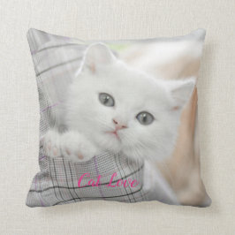 Katzen-Liebe - Geschenk für beliebtes Design Kissen