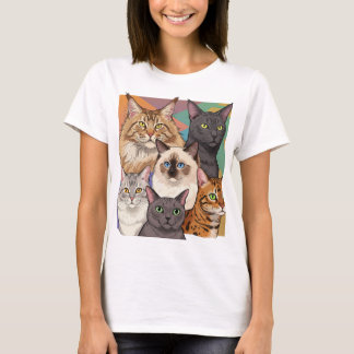 Katzen lieben T - Shirt - Katzen Gang