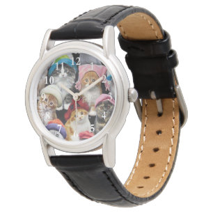 Katzen-Liebhaber-Armbanduhr Armbanduhr