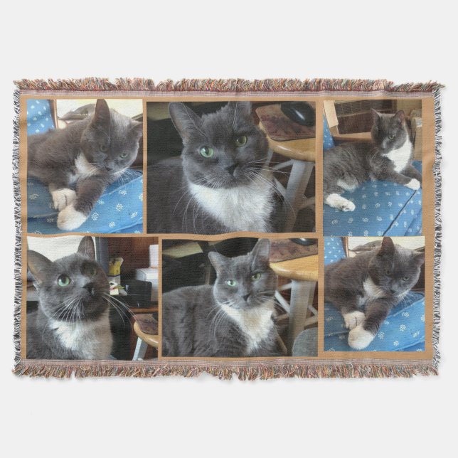 "Katzen-Liebhaber-Bucht " Decke (Vorderseite)
