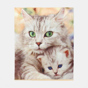 Katzen-Liebhaber-Fleece-Decke Fleecedecke