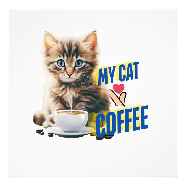 Katzen Liebhaber Fotodruck (Vorne)