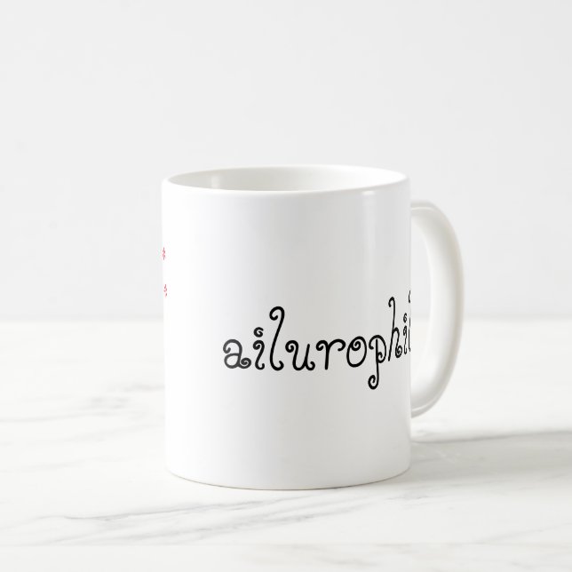 Katzen-Liebhaber Kaffeetasse (VorderseiteRechts)