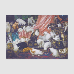 Katzen (Liebhaber meiner Ehefrau), Carl Kahler Seidenpapier