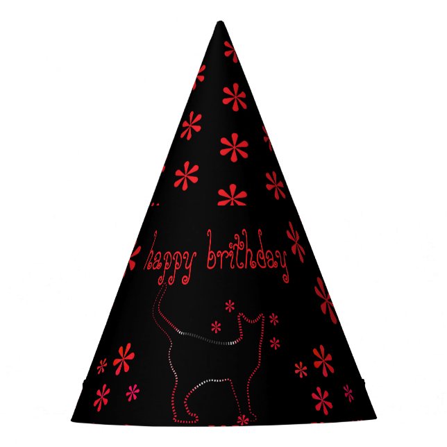 Katzen-Liebhaber Partyhütchen (Vorderseite)