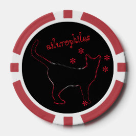 Katzen-Liebhaber Pokerchips