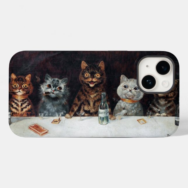 Katzen, Louis Wain Case-Mate iPhone 14 Hülle (Rückseite (Horizontal))