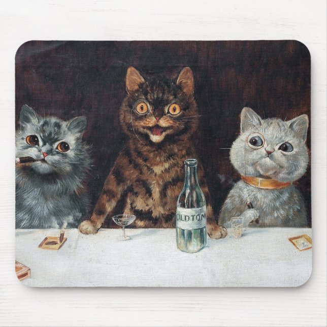 Katzen, Louis Wain Mousepad (Vorne)