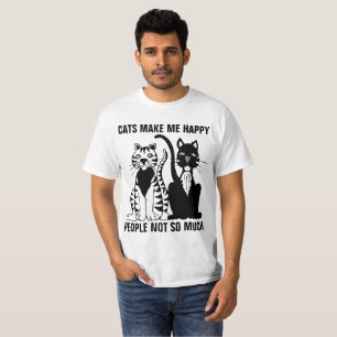 KATZEN MACHEN MICH GLÜCKLICH, NICHT SO VIEL T - Sh T-Shirt