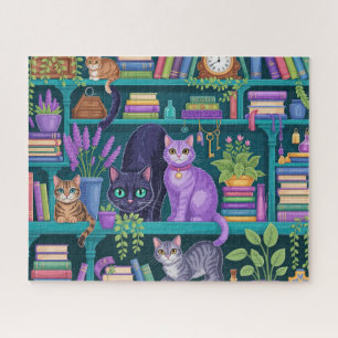 Katzen Magisches Bücherregal