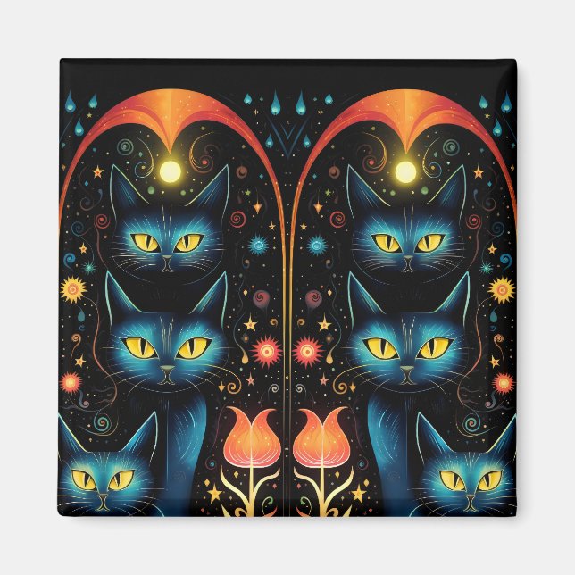 Katzen Magnet (Vorne)