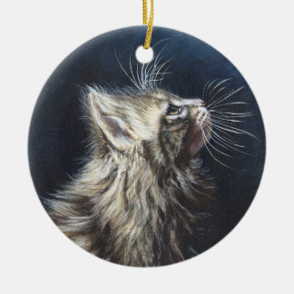 Katzen-Malereikunst Engels-helle Maines Coone Keramikornament