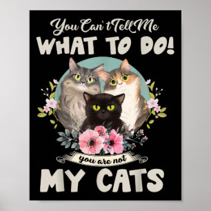 Katzen Mama, dass du mir nicht sagen kannst, was i Poster