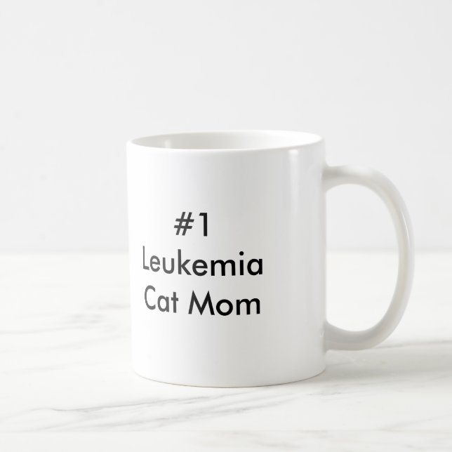 Katzen-Mama der Leukämie-#1 Kaffeetasse (Rechts)