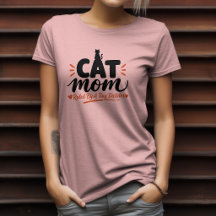 Katzen-Mama-Shirt | Kühnes modernes Design
