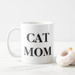 Katzen-Mama-Tasse Kaffeetasse<br><div class="desc">Zeigen Sie irgendeine Liebe für die Katzenmamma in Ihrem Leben mit dieser klassischen Tasse!</div>