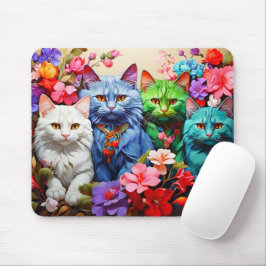 Katzen-Mauspad – Perfektes Geschenk für Katzenlieb Mousepad
