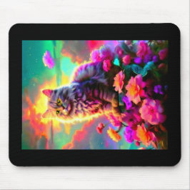 Katzen-Mauspad – Perfektes Geschenk für Katzenlieb Mousepad