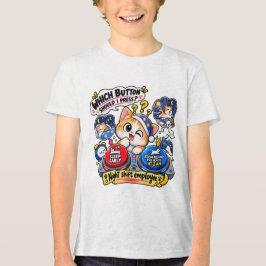 Katzen-Meme | Lustiges Süßes Katzen-Humor-Design Tri-Blend Shirt