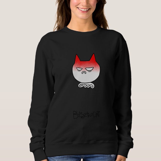 Katzen-Meme-Wut-Wütend 1 Sweatshirt (Vorderseite)