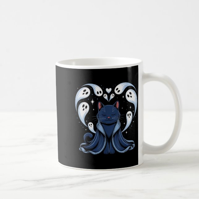 Katzen-Meme-Zauberer Soky Fantasy Kitty  Kaffeetasse (Rechts)