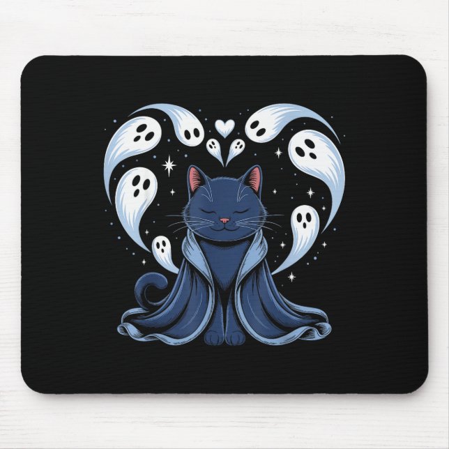 Katzen-Meme-Zauberer Soky Fantasy-Kitty  Mousepad (Vorne)