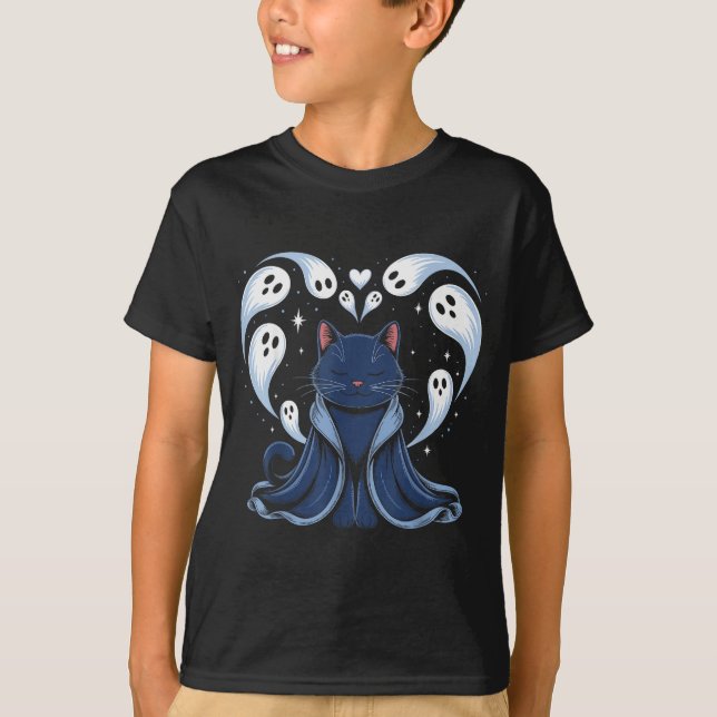 Katzen-Meme-Zauberer Soky Fantasy-Kitty  T-Shirt (Vorderseite)
