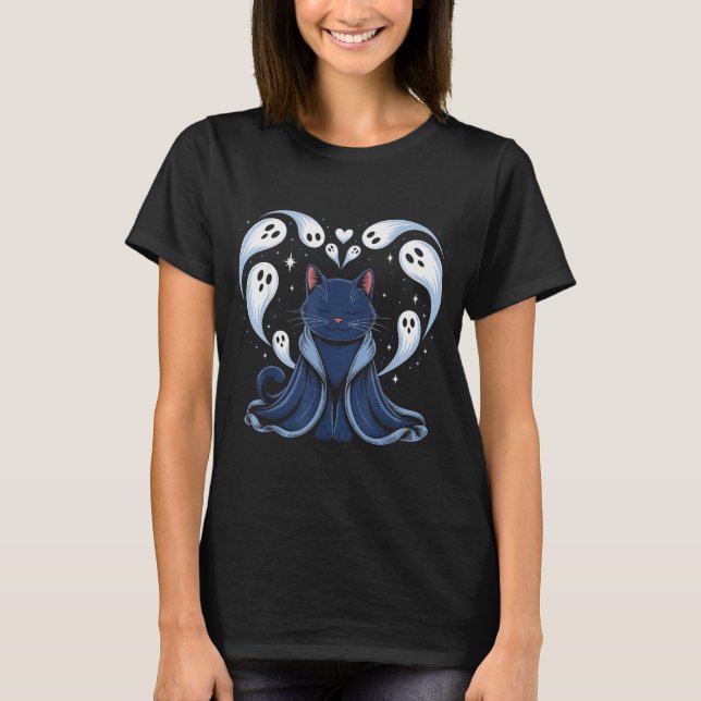Katzen-Meme-Zauberer Soky Fantasy-Kitty  T-Shirt (Vorderseite)