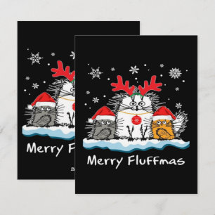 Katzen Merry  Feiertagskarte