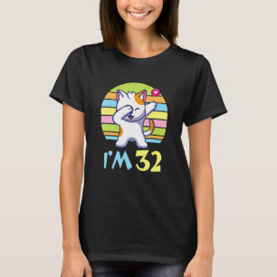 Katzen mit Herzvergnügen an mir Sie 32 Jahre alt T-Shirt