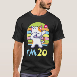 Katzen mit Herzvergnügen für mich Sie 20 Jahre eim T-Shirt