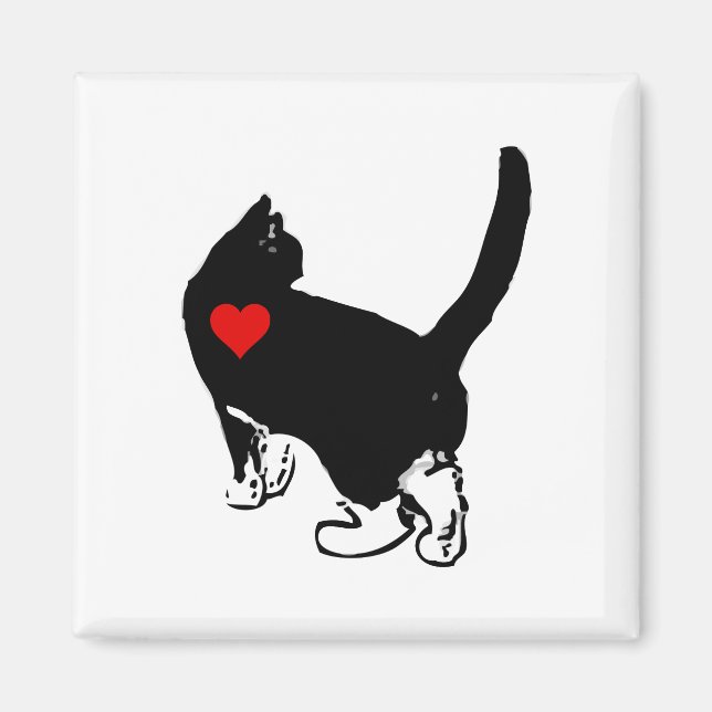 Katzen mit Liebe Magnet (Vorne)