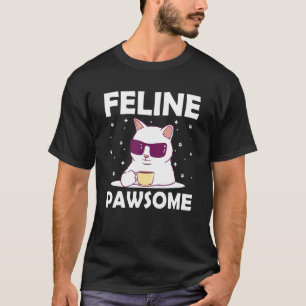 Katzen-Motivationszitat Katzenwitz Inspiration T-Shirt