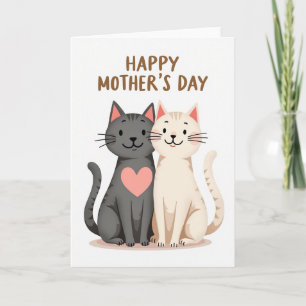 Katzen-Muttertagskarte Karte