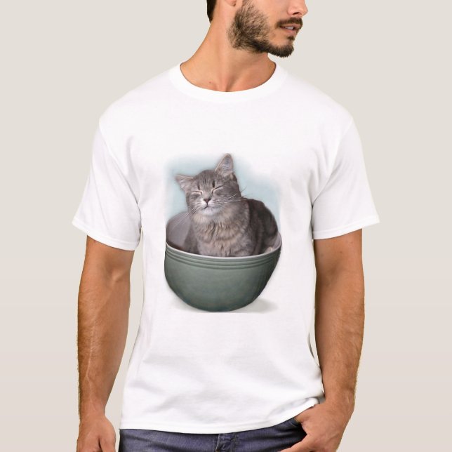 "Katzen-Nickerchen" 2 T-Shirt (Vorderseite)