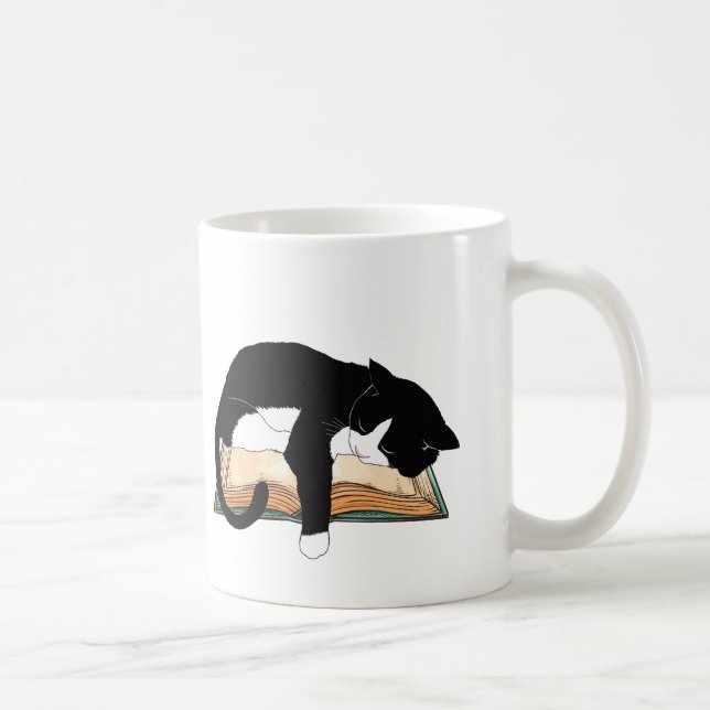 Katzen Nickerchen, Fesseln Tasse, Geschenke für Fe Kaffeetasse (Rechts)