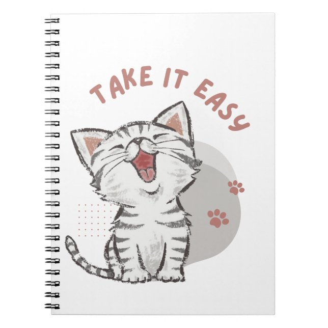 Katzen Notizbuch Notizblock (Vorderseite)