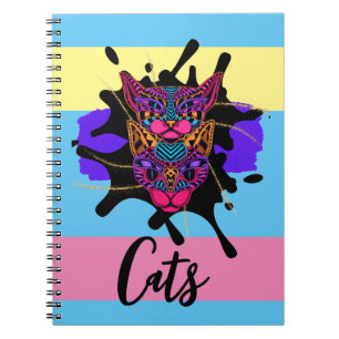 Katzen-Notizbuch Notizblock