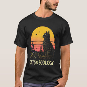 Katzen Ökologie Naturschutz T-Shirt